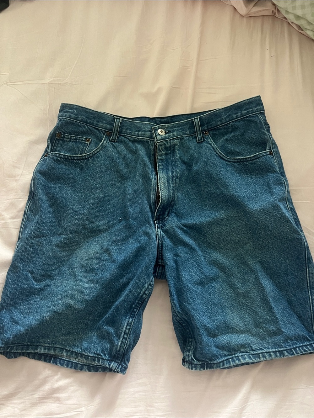 Men’s Blue Denim Shorts